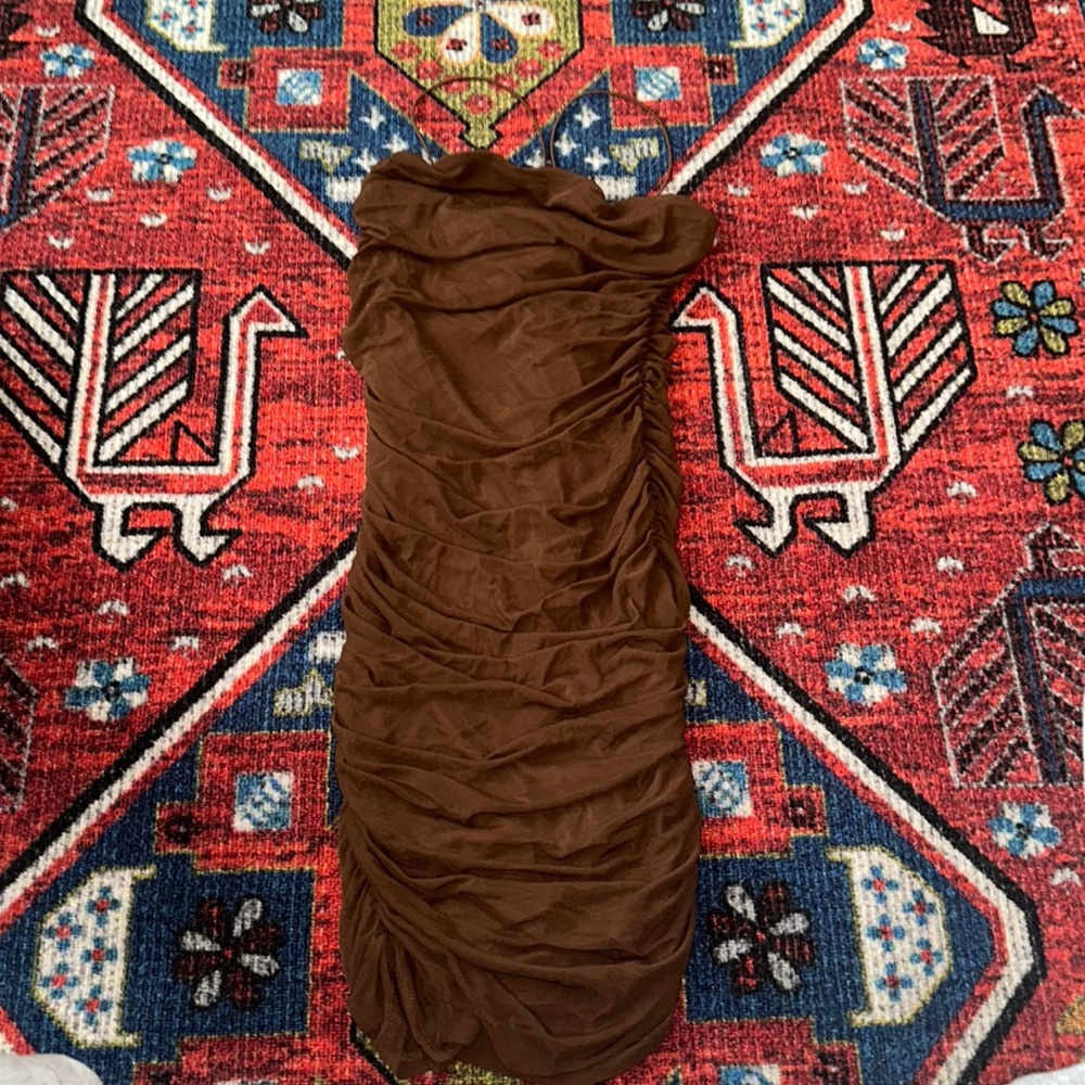 Brown Strappy Dress